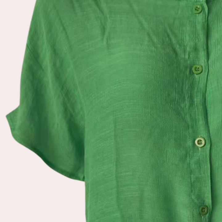Boho Mini Dress for Wedding Guests in Green 3