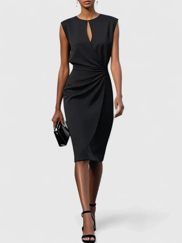 Chique Bruiloft Gastenjurk Dames met in Black