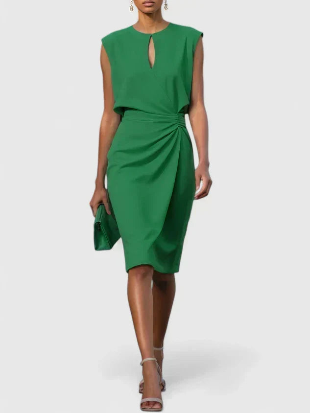 Chique Bruiloft Gastenjurk Dames met in Green