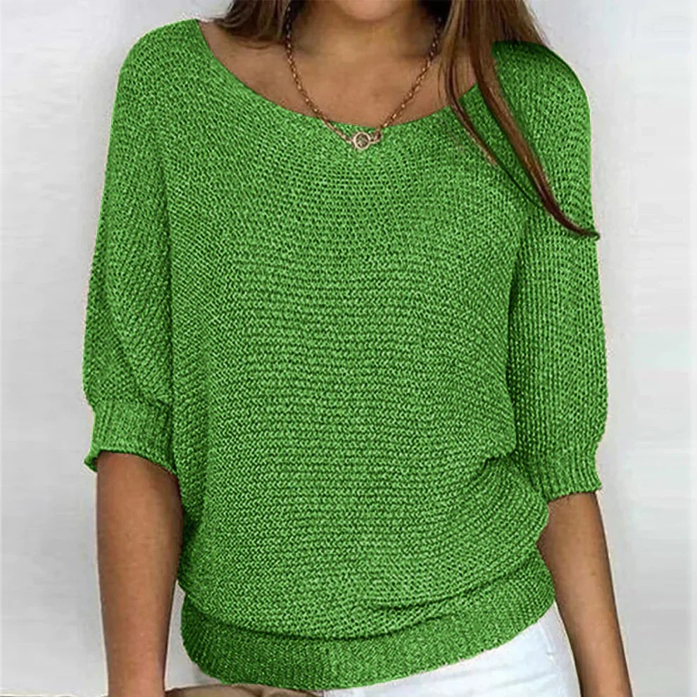Effortless Comfort Pullover in Green