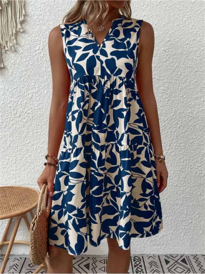 Effortless Spring Dress in Blue