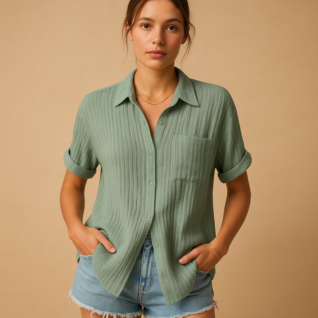 Effortless Summer Shirt in Green