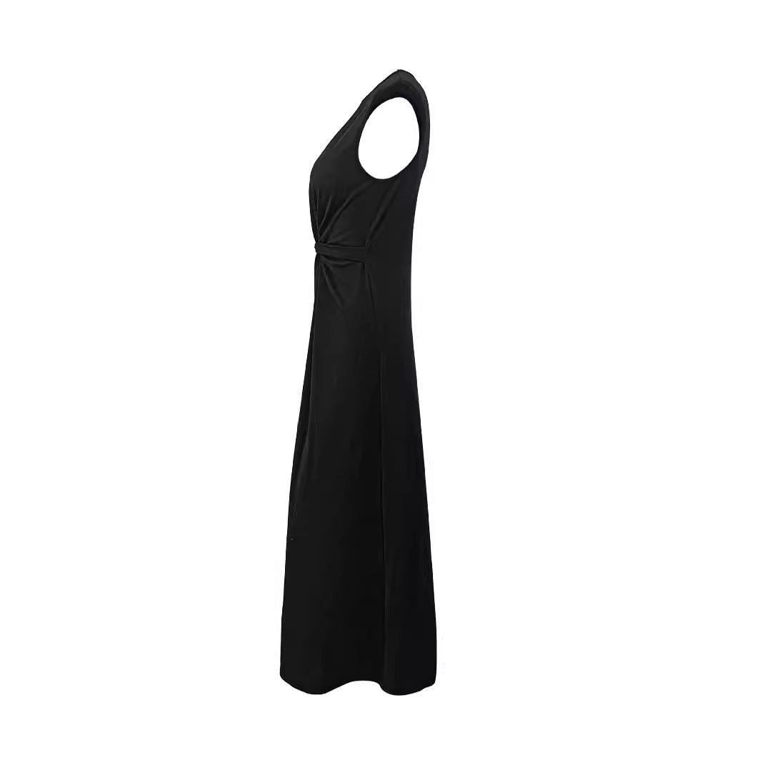 Women's Elegant Maxi Dress for Wedding Guests in Brown 2