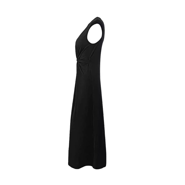 Women's Elegant Maxi Dress for Wedding Guests in Brown 2