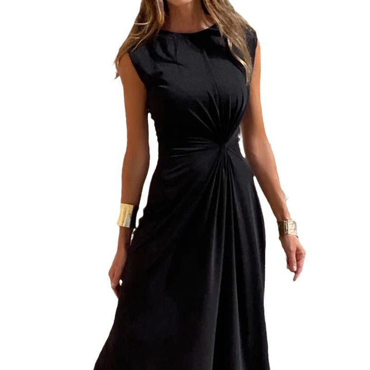 Women's Elegant Maxi Dress for Wedding Guests in Wine red 5