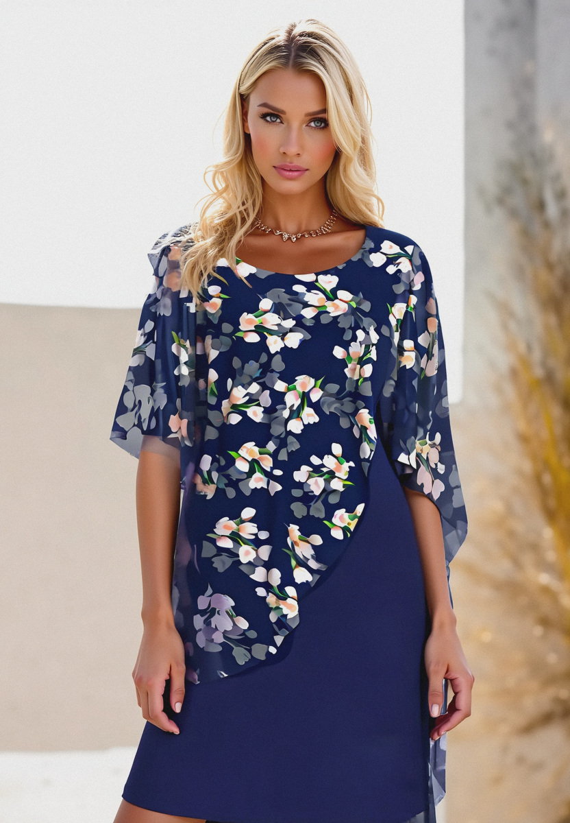 Elegant Floral Spring Dress (2)