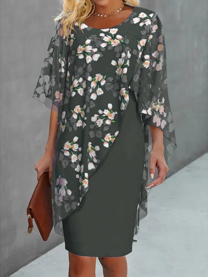 Elegant Floral Spring Dress (6)
