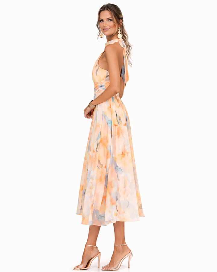 Elegant Linen Maxi Dress for Summer (3)