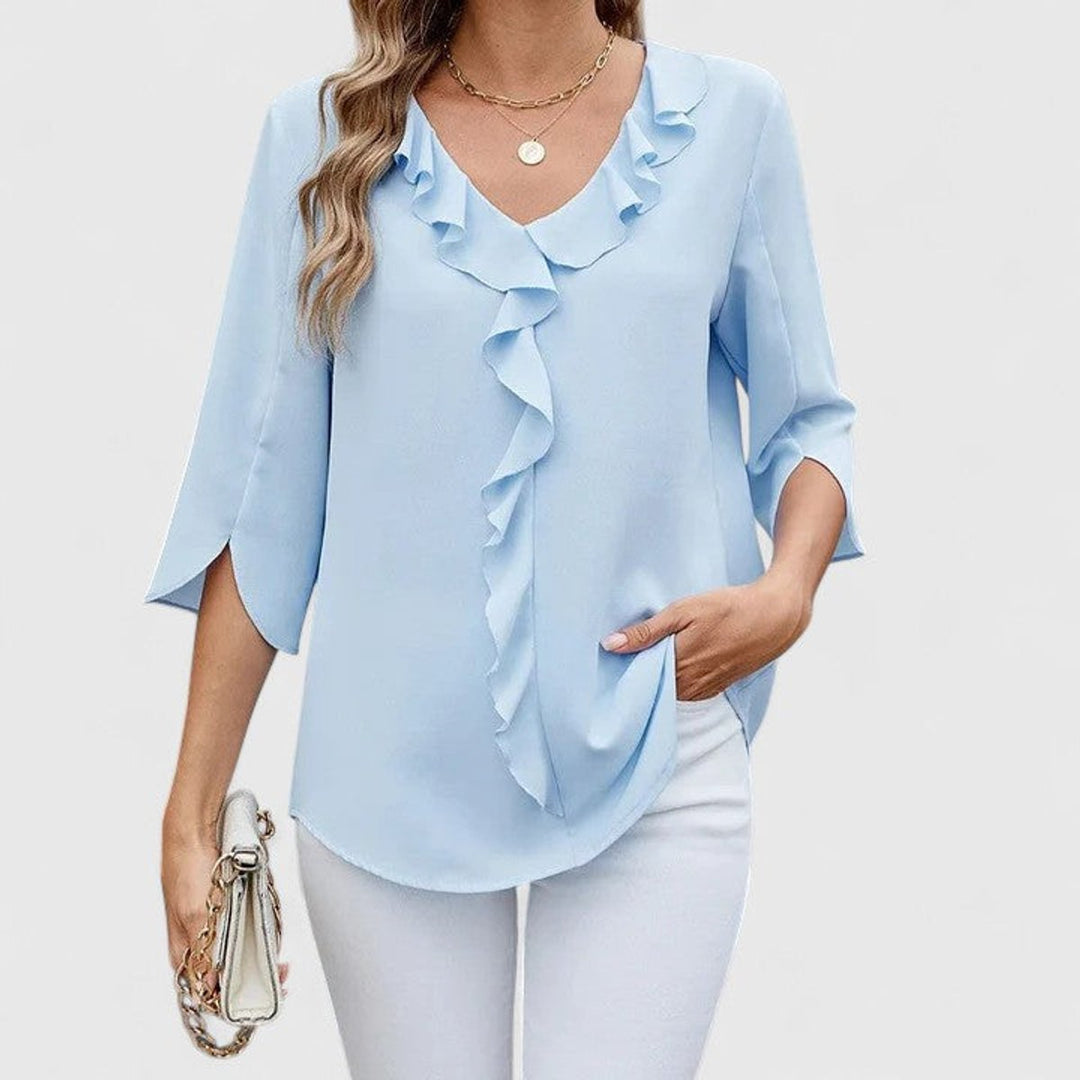 Elegant Ruffled Blouse