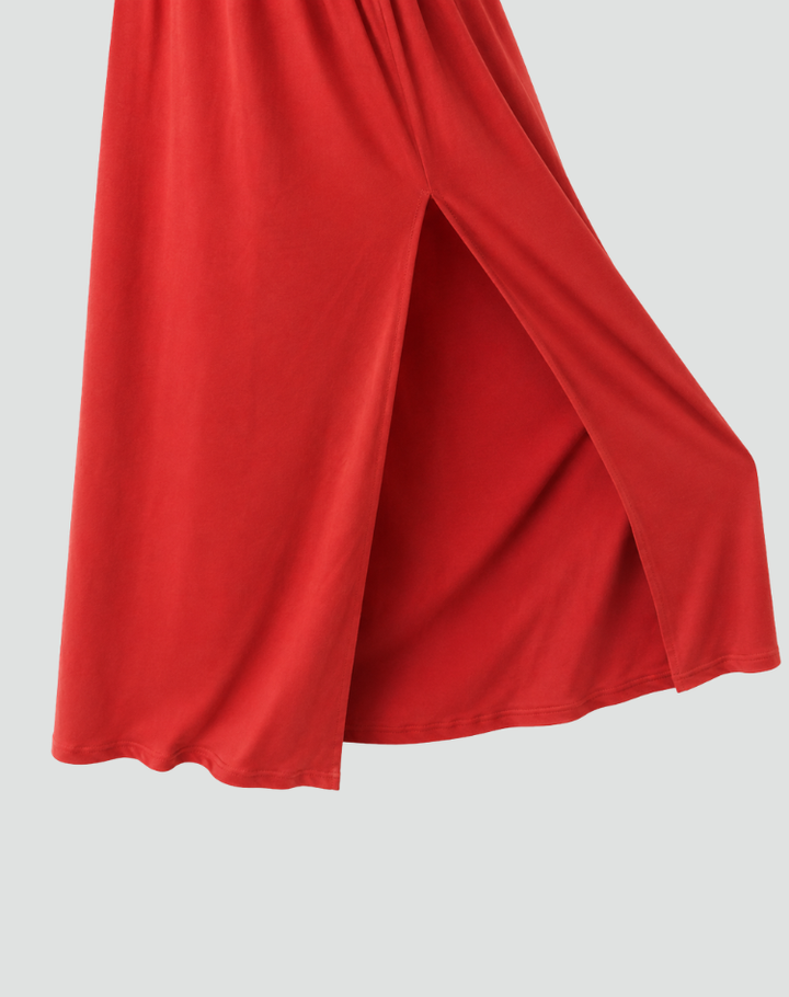Elegant Women's Maxi Cocktail Dress with One-Shoulder (11)