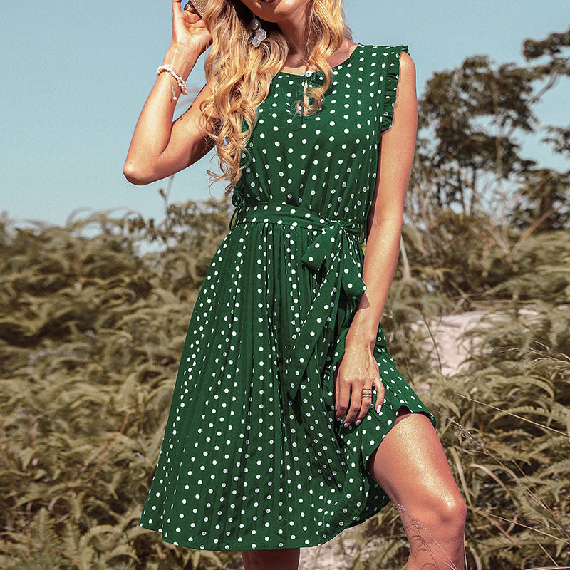 Lightweight Polka Dot Dress for Women (3)