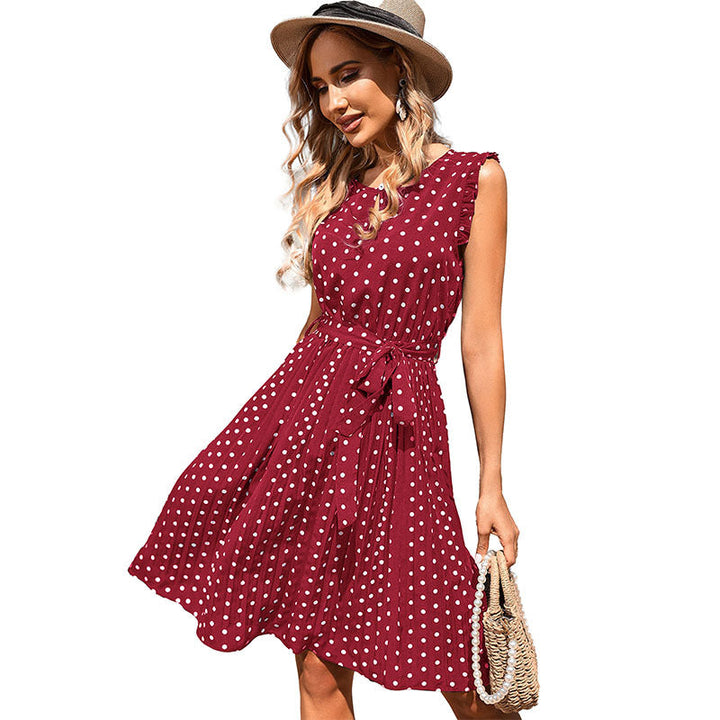 Lightweight Polka Dot Dress for Women (5)