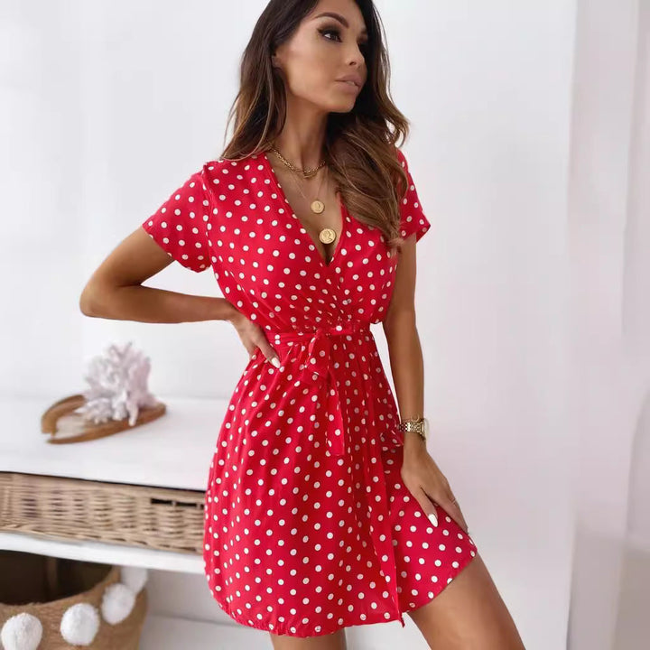 Lune London | Chic Polka Dot Mini Dress for Summer (2)