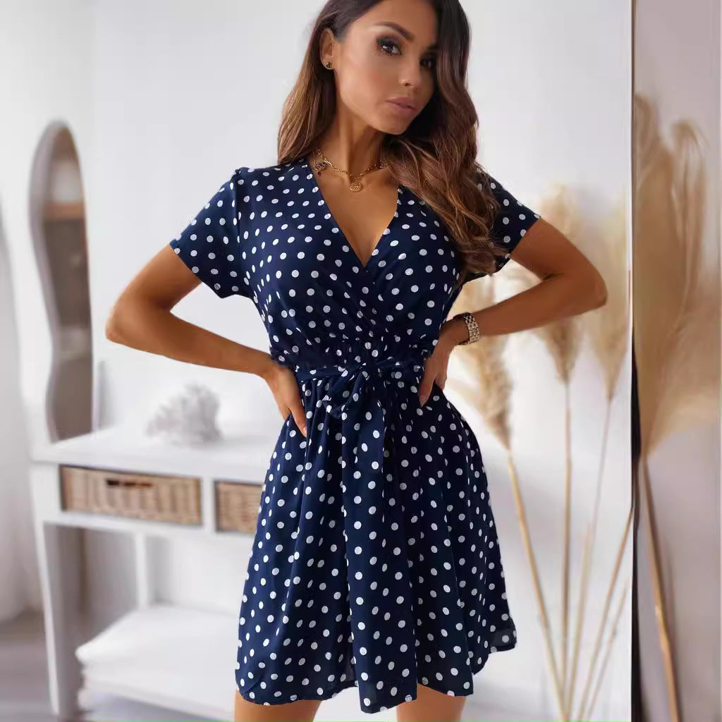 Lune London | Chic Polka Dot Mini Dress for Summer (4)