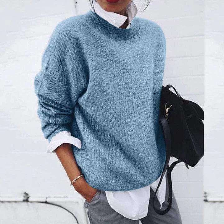 Luxury Everyday Pullover in Blue