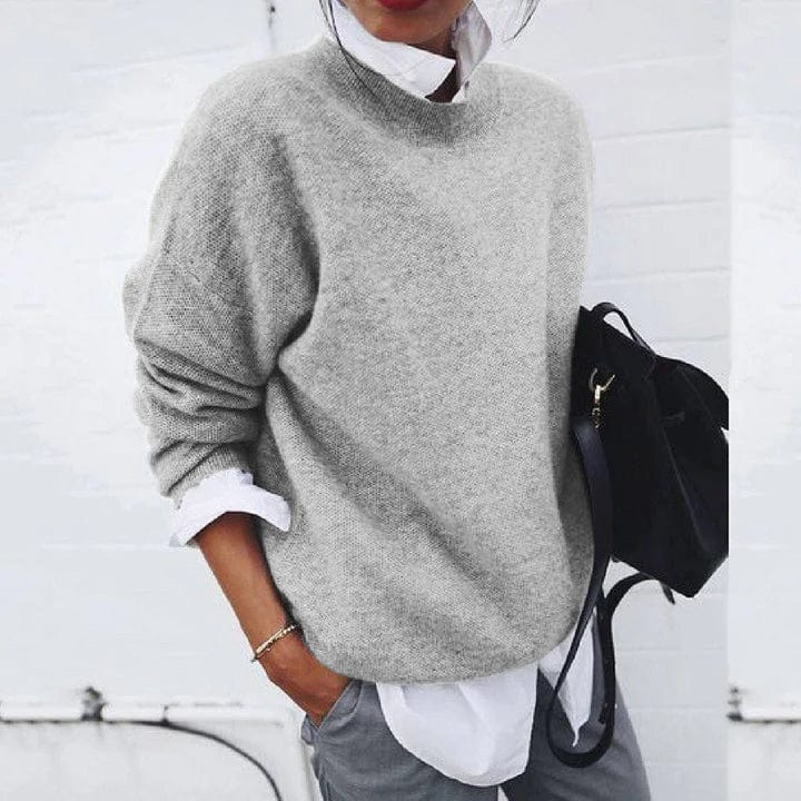 Luxury Everyday Pullover in Grey