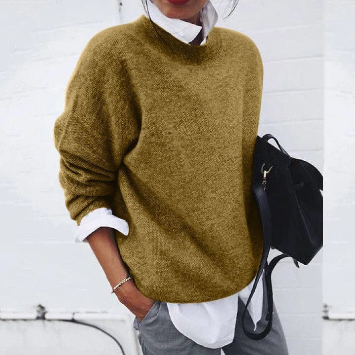 Luxury Everyday Pullover in Khaki