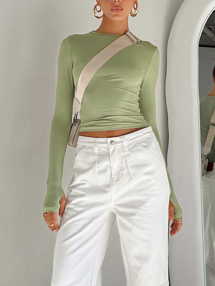Modern Longsleeve Summer Crop Top for Women (2)