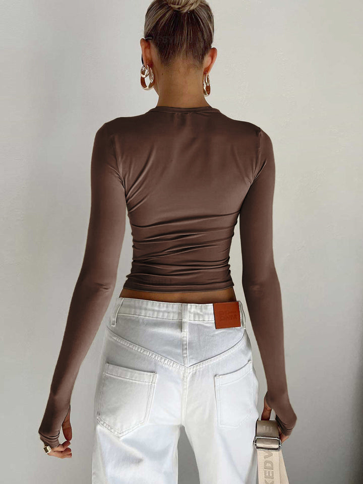 Modern Longsleeve Summer Crop Top for Women (8)