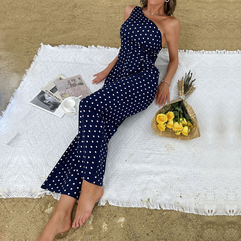 Polka Dot Maxi Summer Dress for Women (4)