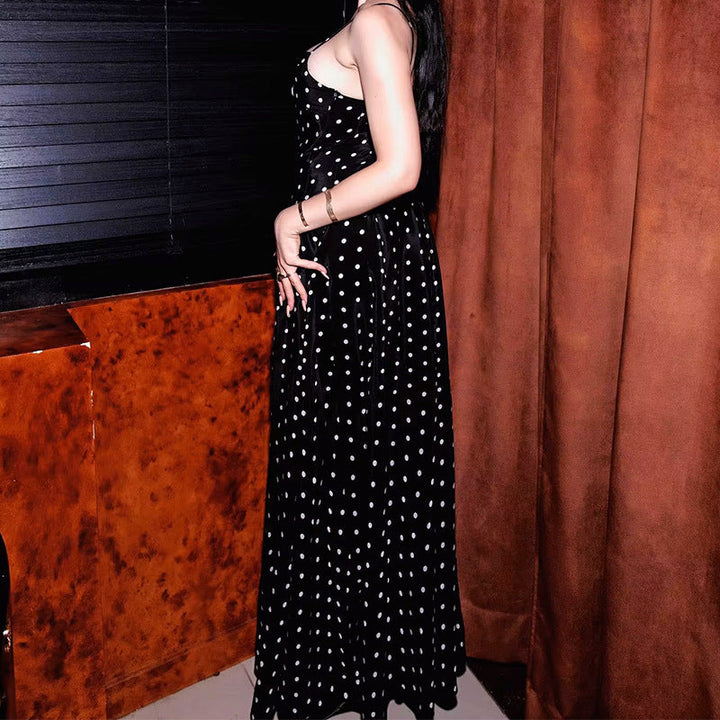 Polka Dot Summer Maxi Dress Lune London (2)