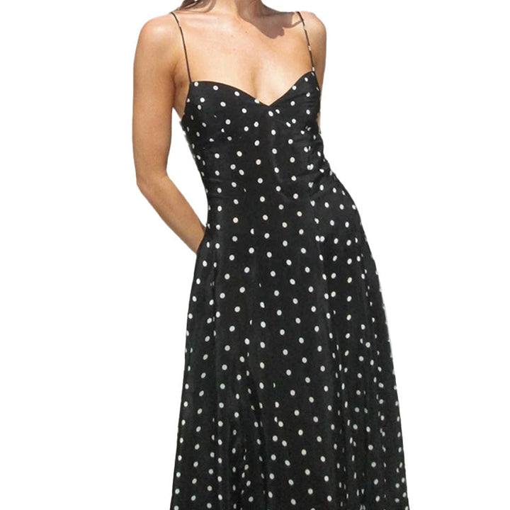 Polka Dot Summer Maxi Dress Lune London (5)
