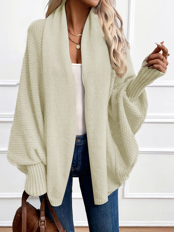 Relaxed Open-Front Cardigan (4)