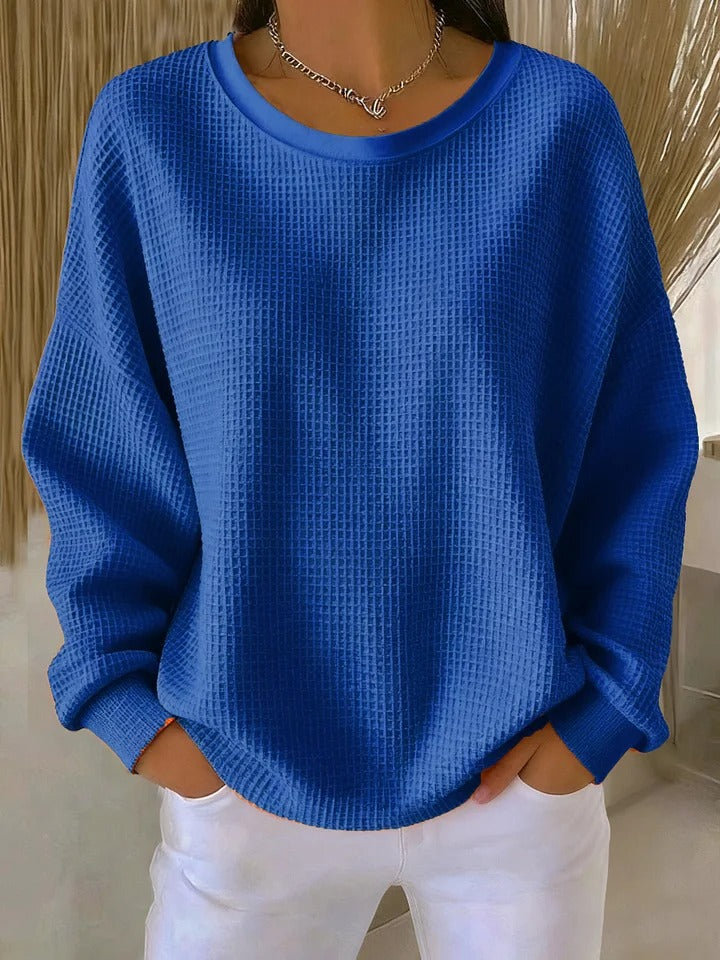 Versatile Comfort-Pullover in Blue