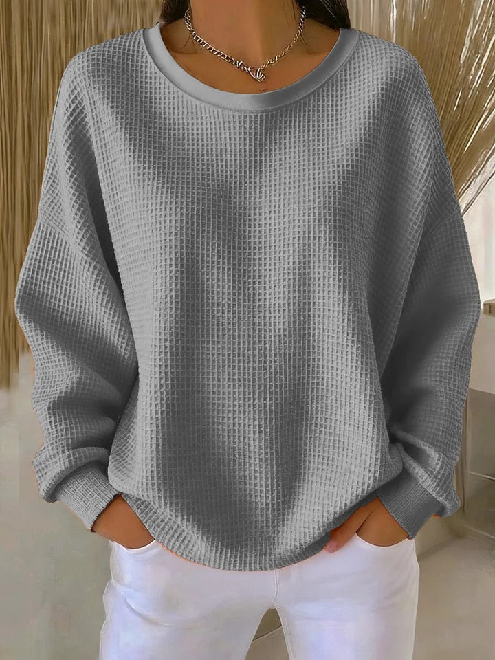 Versatile Comfort-Pullover in Grey