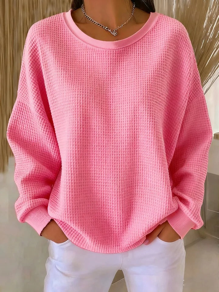 Versatile Comfort-Pullover in Pink