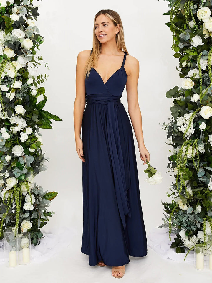 Versatile Spring Dress in Navy