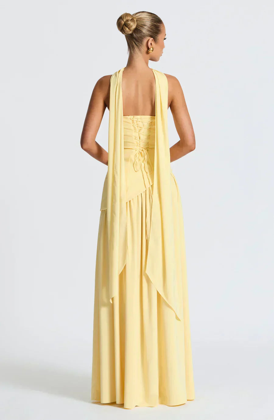 Women's Asymmetrical Fall Wedding Maxi Dress (2)