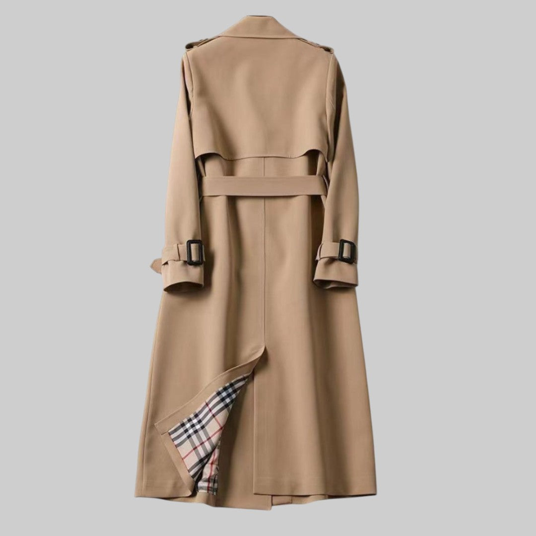 Women's Belted Long Trenchcoat (6)