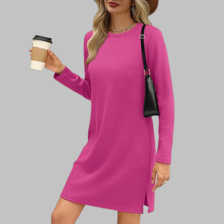 Women's Chic Mini Evening Dress in Rosarot