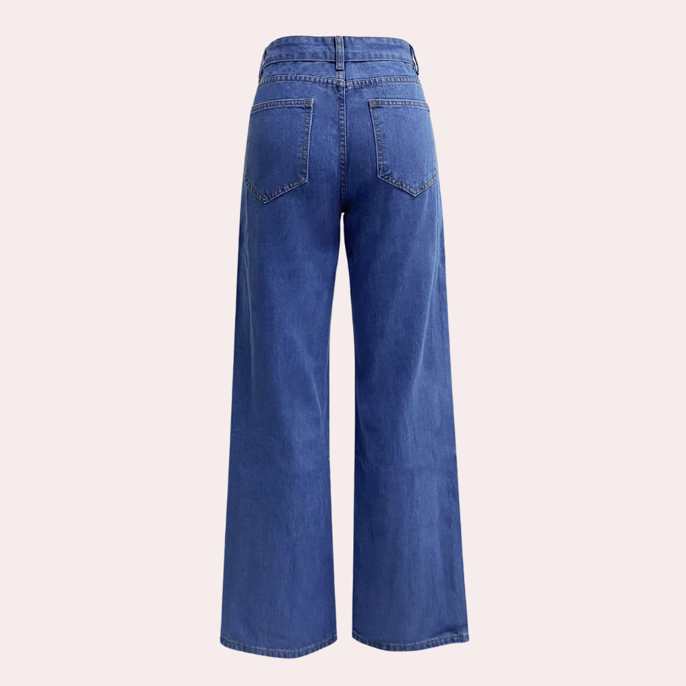 Women's Classic High-Waist Straight-Leg Jeans (4)