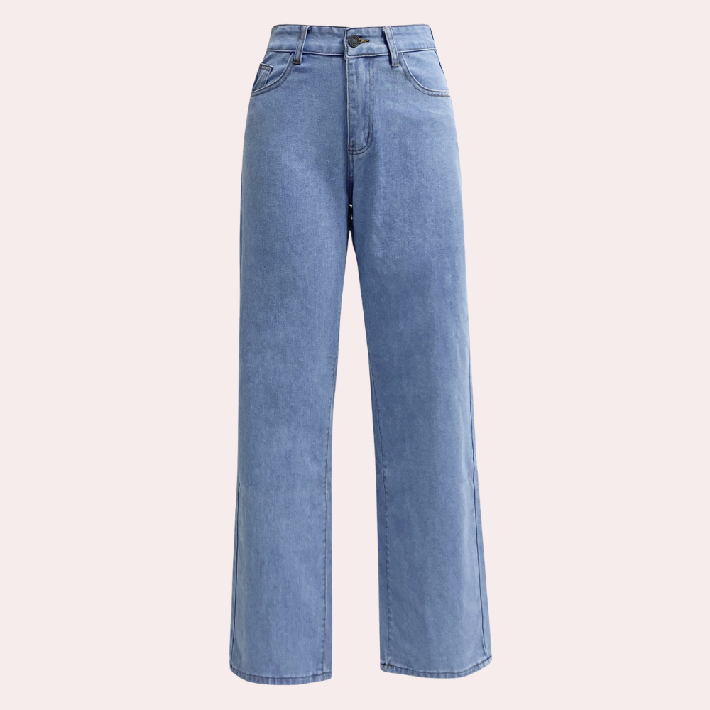 Women's Classic High-Waist Straight-Leg Jeans (5)