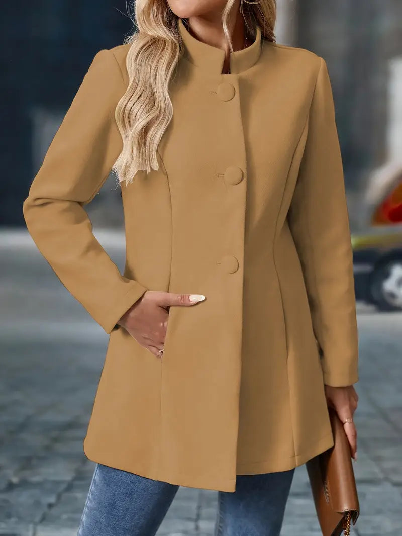 Women's Classic Tailored Jacket for Layering (11)