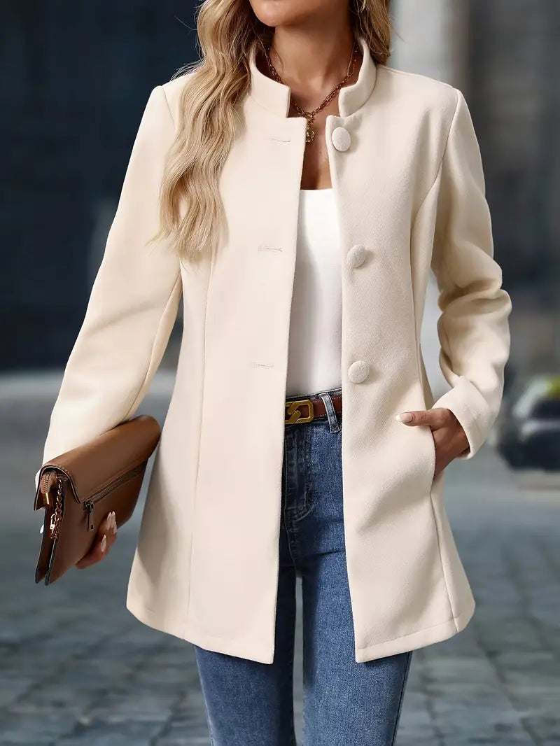 Women's Classic Tailored Jacket for Layering (5)