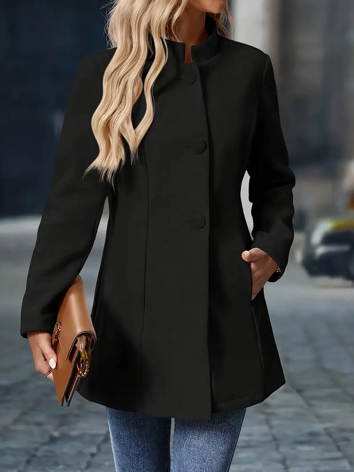 Women's Classic Tailored Jacket for Layering (6)