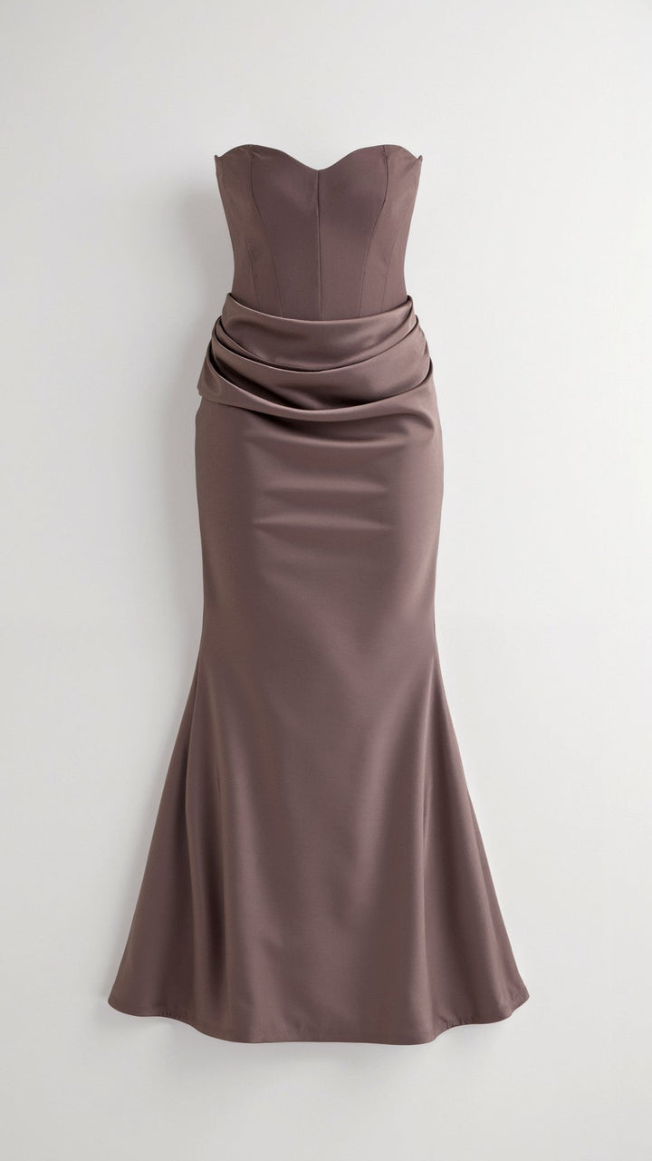 Women's Column Maxi Dress for Wedding Guests in Mintgrün 2