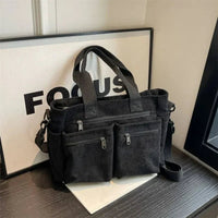 Isabella | Women's Corduroy Bag with Multiple Pockets