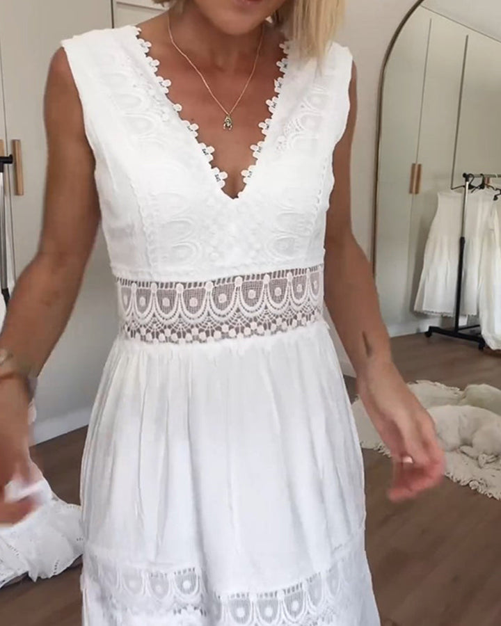 Women's Cotton Maxi Dress for Wedding Guests (3)