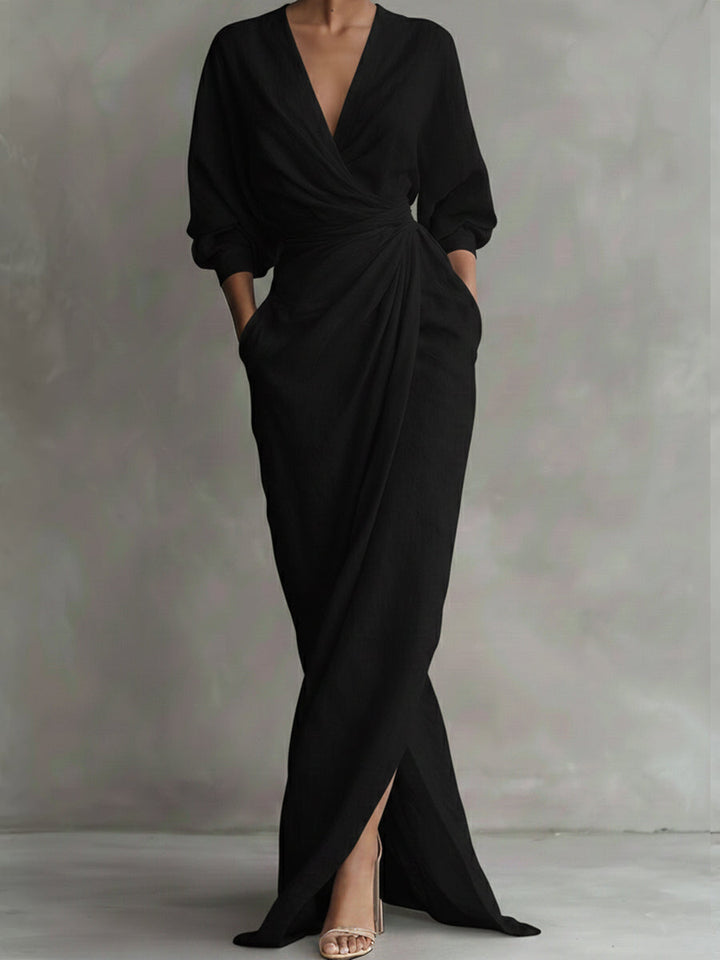Women's Elegant Comfortable Evening Dress in Black