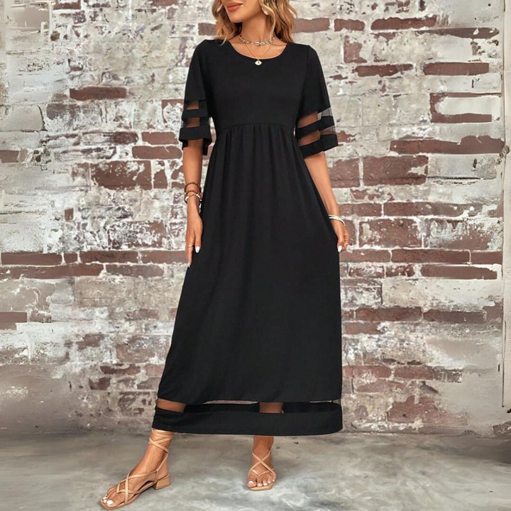 Women's Elegant Cotton Maxi Beach Dress (13)