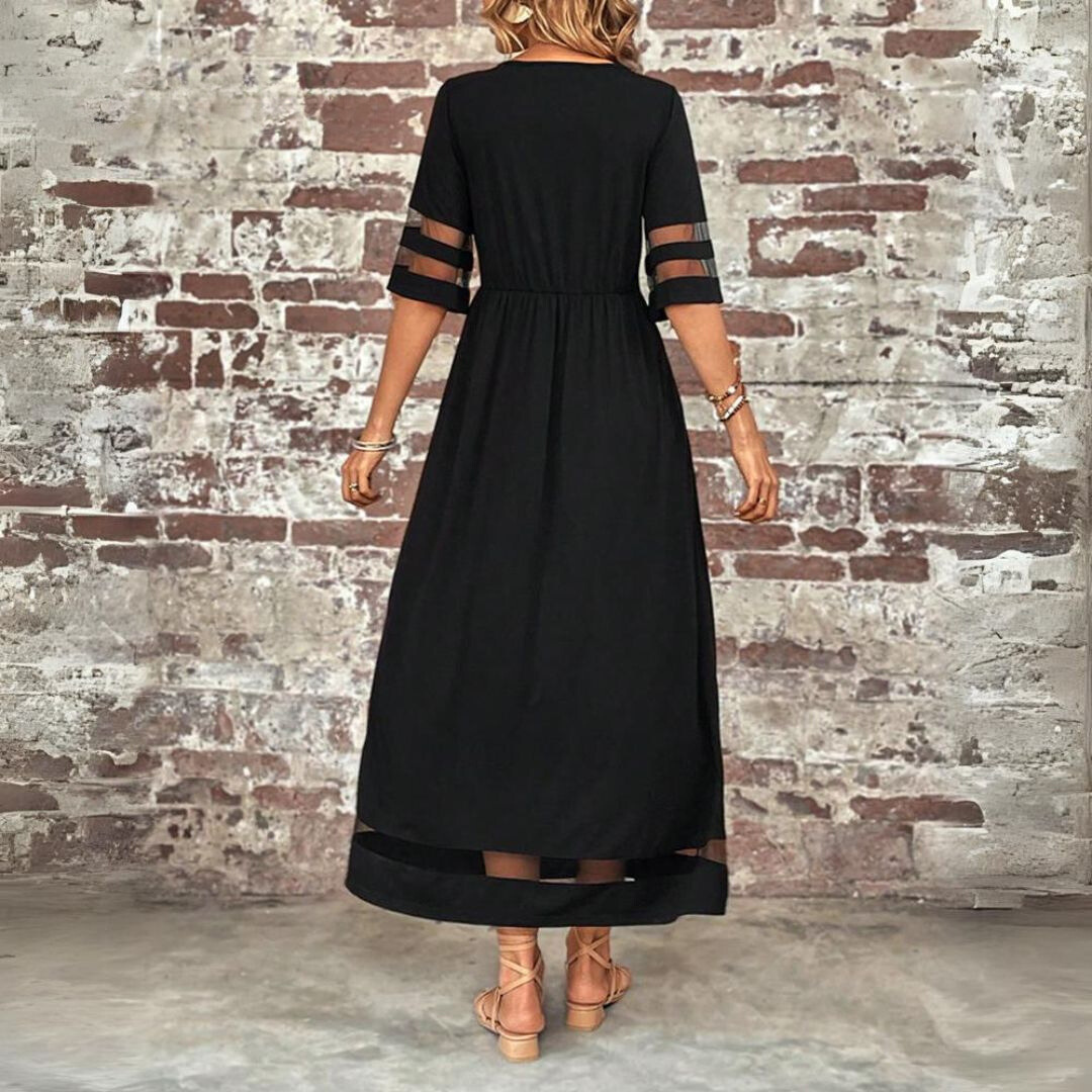 Women's Elegant Cotton Maxi Beach Dress (7)