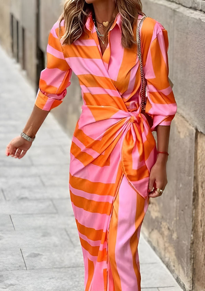 Women's Elegant Evening Wrap Dress (8)