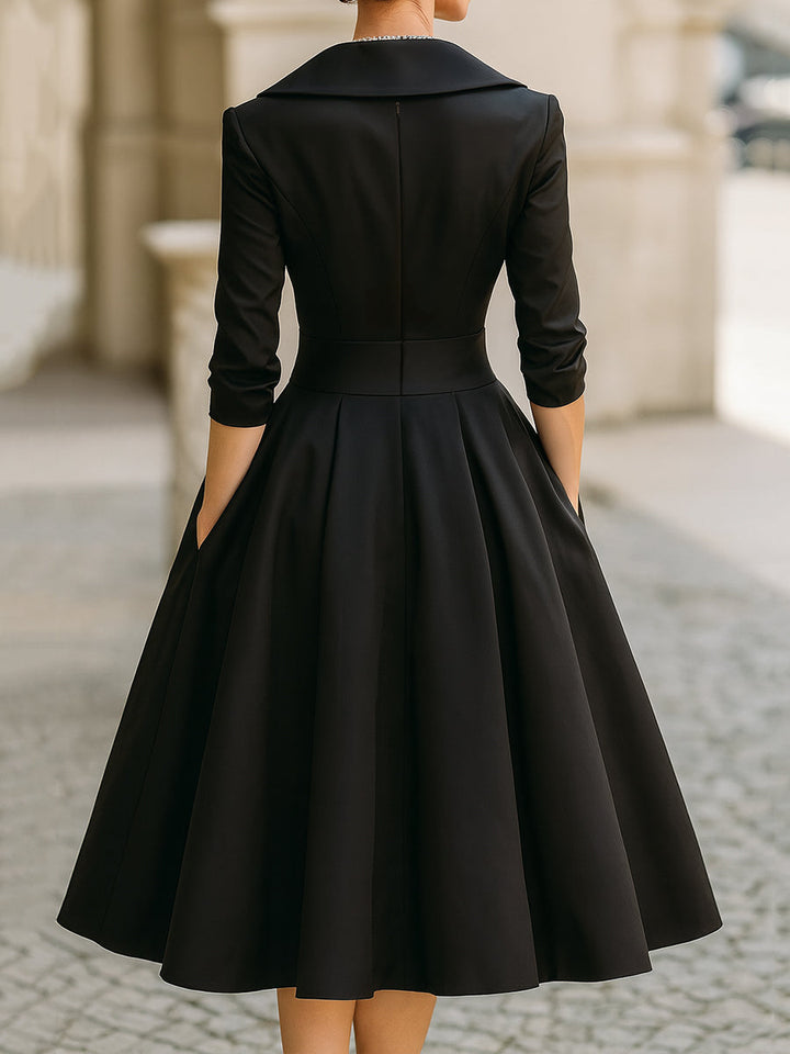 Women's Elegant Fall Wedding Guest Dress (4)
