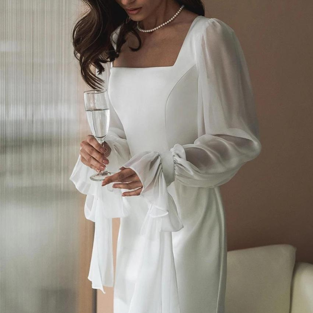 Women's Elegant Maxi Dress for Fall Wedding Guests (4)
