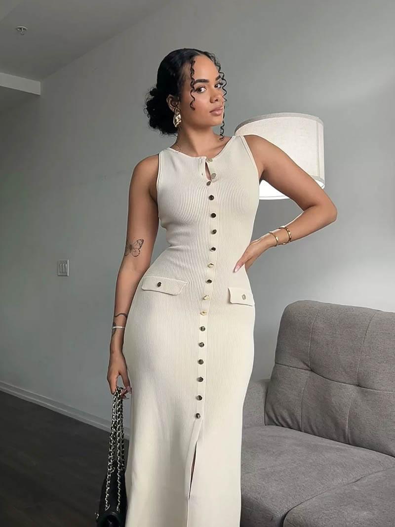 Women's Elegant Maxi Dress for Wedding Guests (3)