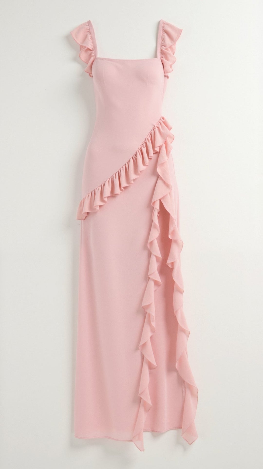 Women's Elegant Maxi Dress with Ruffles for Wedding Guests (17)